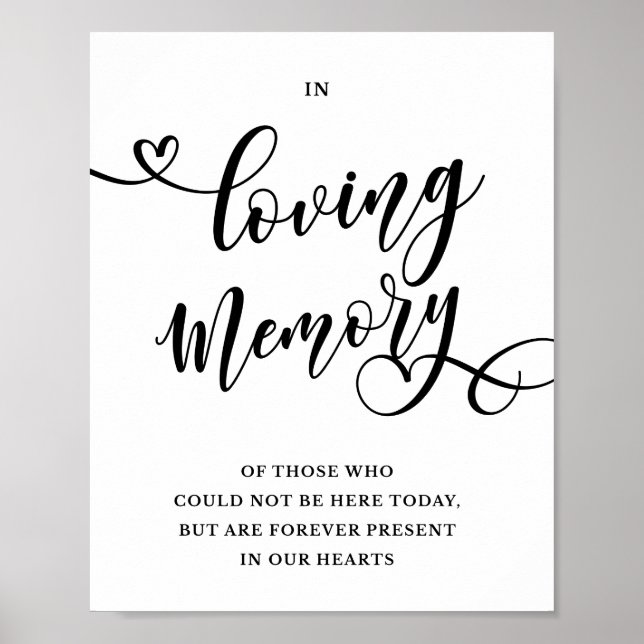 Typografi till minne vigselskylt minnestavla poster (Framsidan)