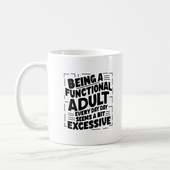 Typografidesign  Motivations Kaffemugg (Vänster)