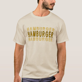 Typografihamburgare Tee Shirt