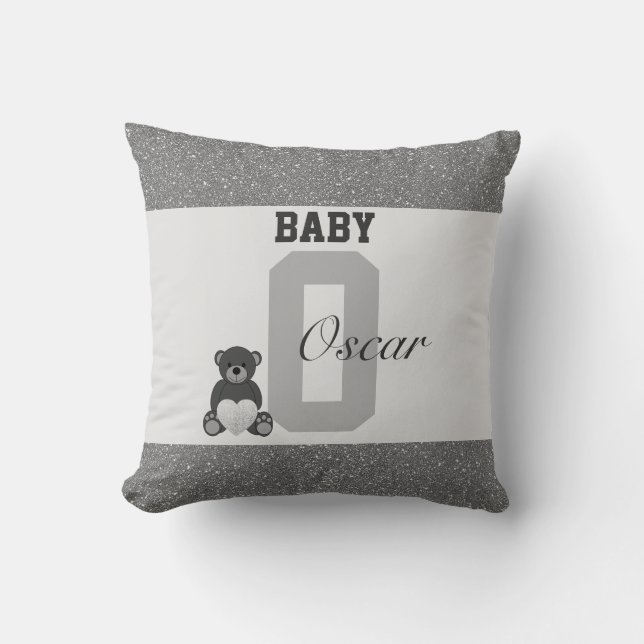 Typografikuddar för personlig kudde (Framsida)