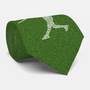 Typografisk baseball Softball Player Slips