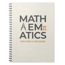 Typografisk design för matematiklärare anteckningsbok
