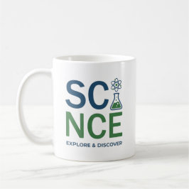 Typografisk design för vetenskapslärare kaffemugg