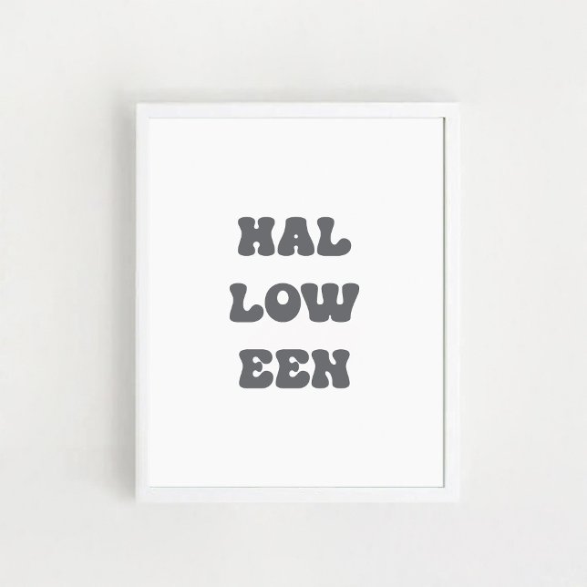 Typografisk Halloween-plakat Poster (Skapare uppladdad)