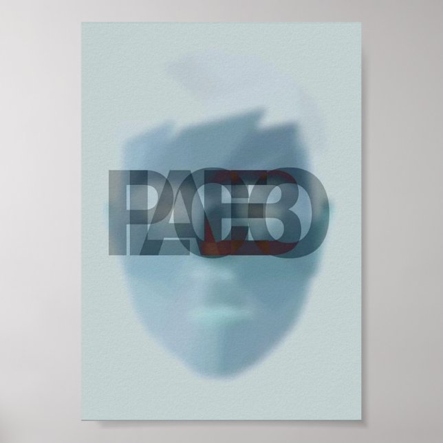 Typografisk Poster - placebo (Framsidan)