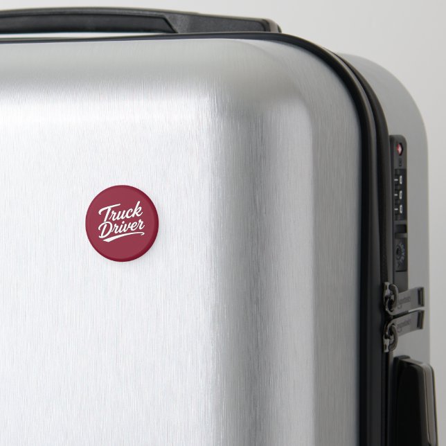 Typografisk present till lastbilschaufför magnet (In Situ (Luggage))
