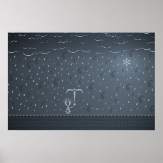 Typografisk rak poster