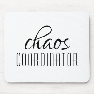 Typografisk text för Chaos-koordinator Musmatta