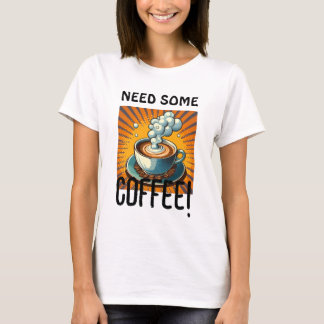 Typografisk ynka kaffe Älskare T Shirt