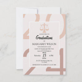 Typografiska examensannonser jurist Examen Inbjudningar