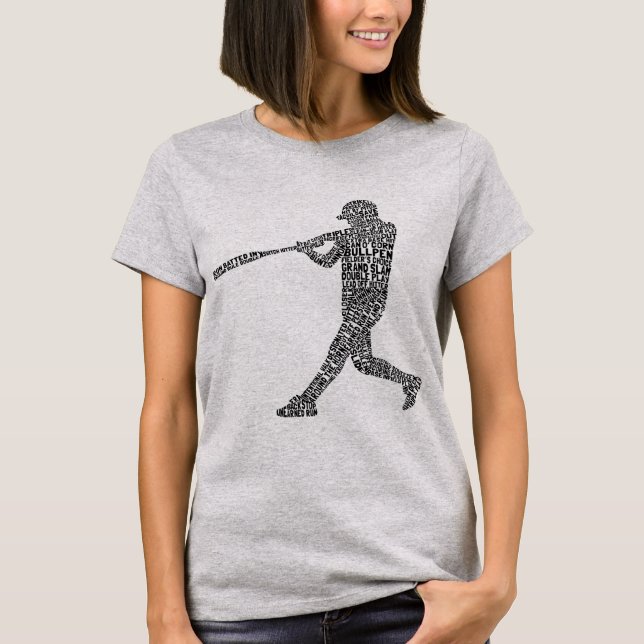 Typografiska fotbollsspelare t-shirt (Framsida)