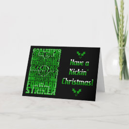 Typografiska symbolformat för julkort helgkort
