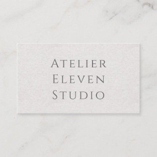 Typografiskt rispapper | Naturligt Visitkort