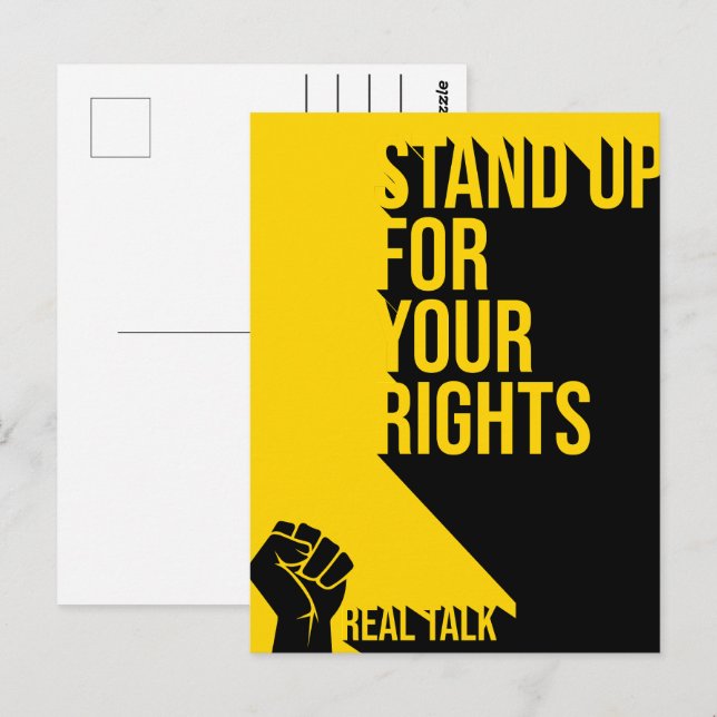 Typografiskt stöd för dina Höger Vykort (Fram/baksida)