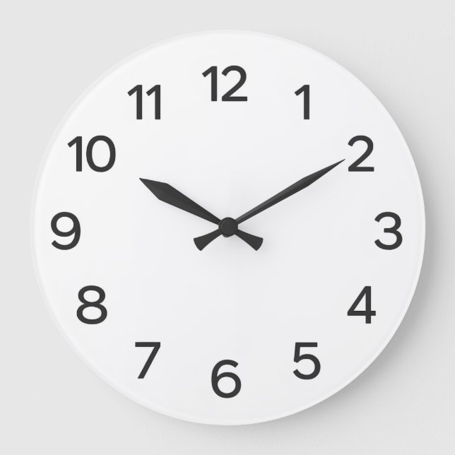 Typographic Balance Stor Klocka (Framsida)