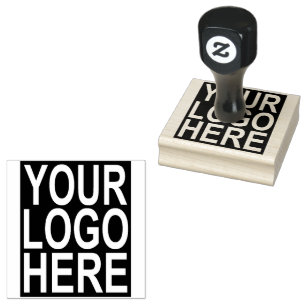 Typography Anpassningsbar Business Logotyp Rubber Stämpel