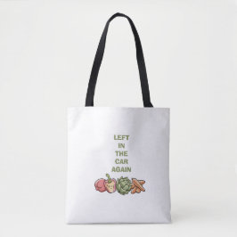 Typography funny quote cute trendy tote bags. tygkasse