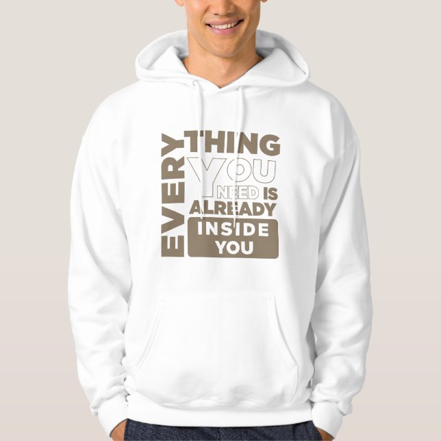 Typography Hoodie (Framsida)