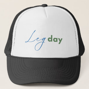 Typography Legday in Blue and Grönt Keps