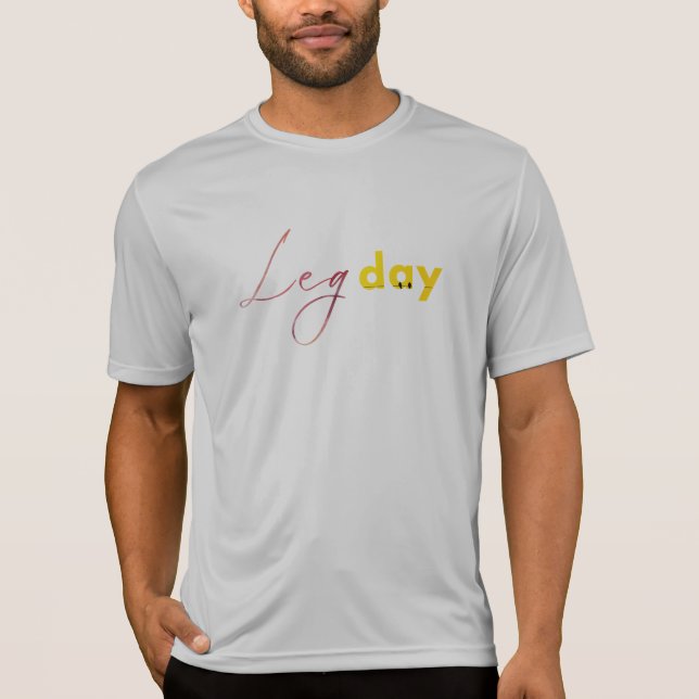 Typography Legday in Red and Gult T Shirt (Framsida)