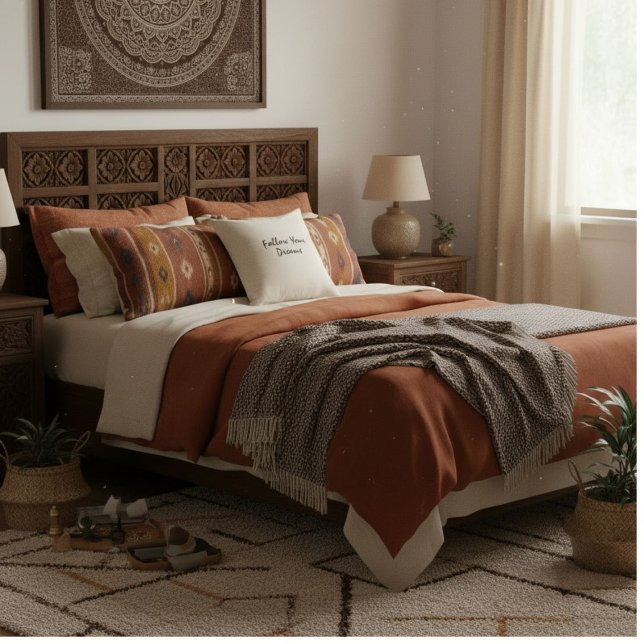  Typography motivated elegant  quote Kudde (Skapare uppladdad)