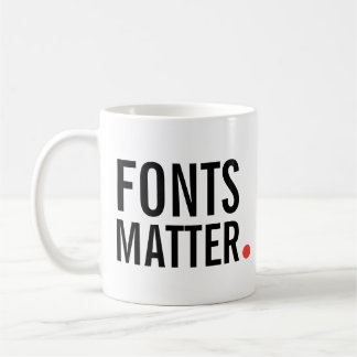 Typsnitt Matter. | Modern typografi, offert Mugg