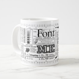 Typsnitt Me Typografi ExtraBold Edition Jumbo Mugg
