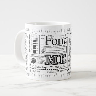 Typsnitt Me Typografi ExtraBold Edition Jumbo Mugg