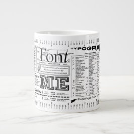 Typsnitt Me Typografi ExtraBold Edition Jumbo Mugg