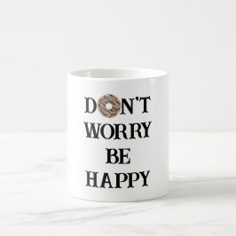 Typsnittskaffemuggen 'Don't Worry Be Happy' Kaffemugg