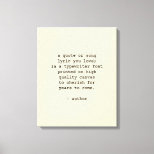 Typsnittsteckensnitt för offertväggstyp canvastryck