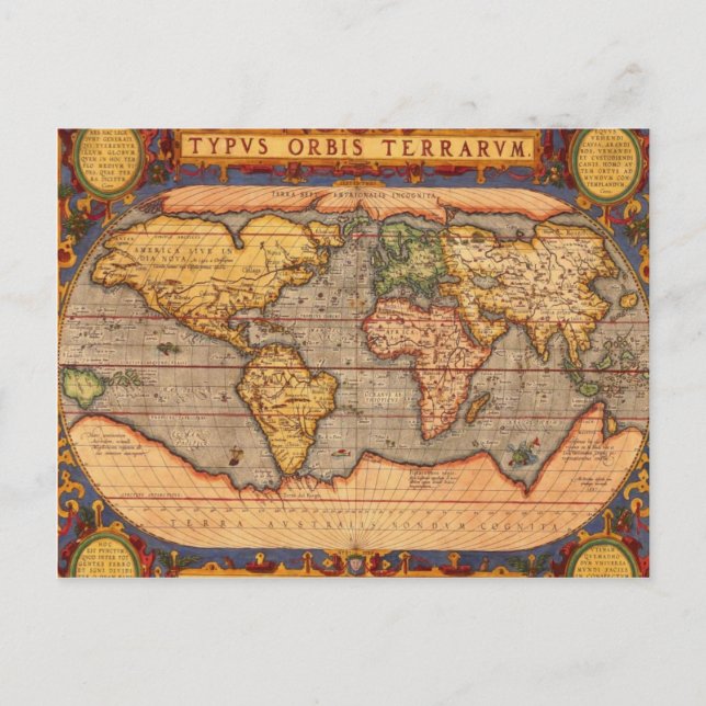 Typvs Orbis Terrarvm Vykort (Framsida)