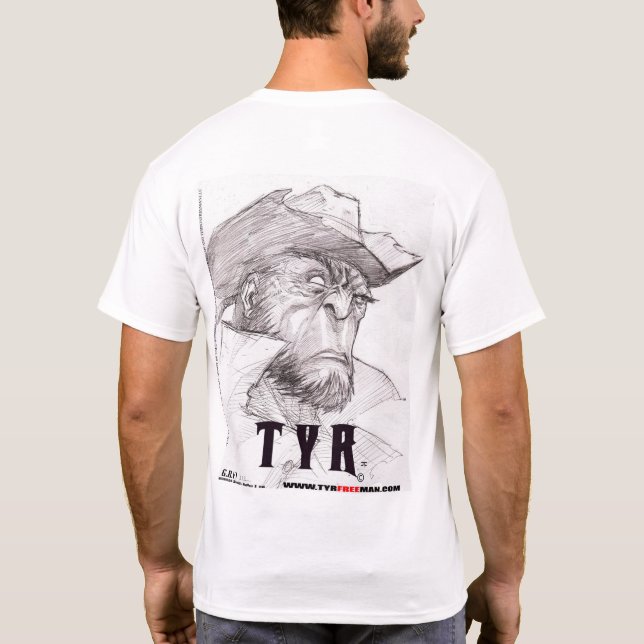 TYR SHIRT WHITE T (Baksida)