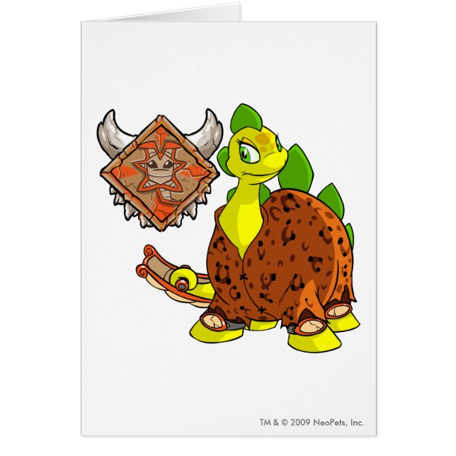 Tyrannia lagkapten 1 hälsningskort (Framsidan)