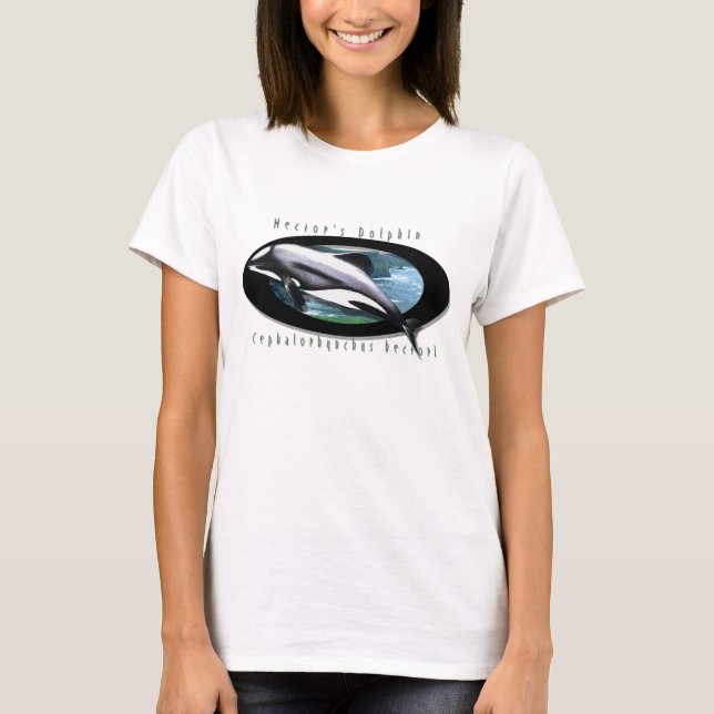 Tyranniserar delfinen t-shirt (Framsida)