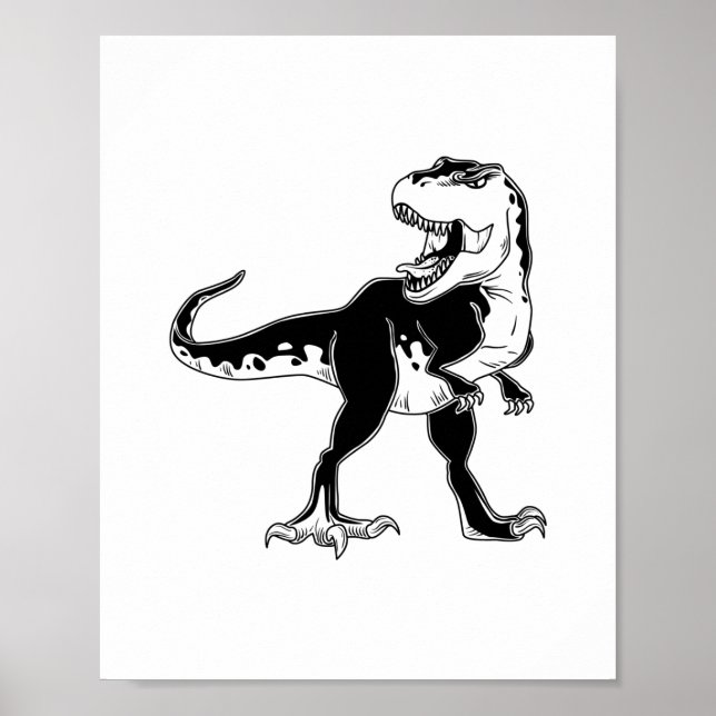 Tyrannosaur dinosaur poster (Framsidan)