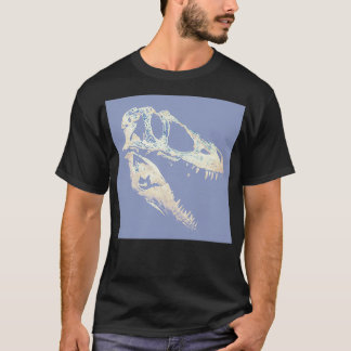 Tyrannosaur White Skull T Shirt