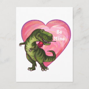 Tyrannosaurus Alla hjärtans dag Helg Vykort