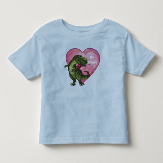 Tyrannosaurus Alla hjärtans dag Tee (Framsida)