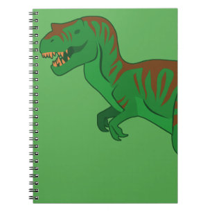 Tyrannosaurus Anteckningsbok Med Spiral
