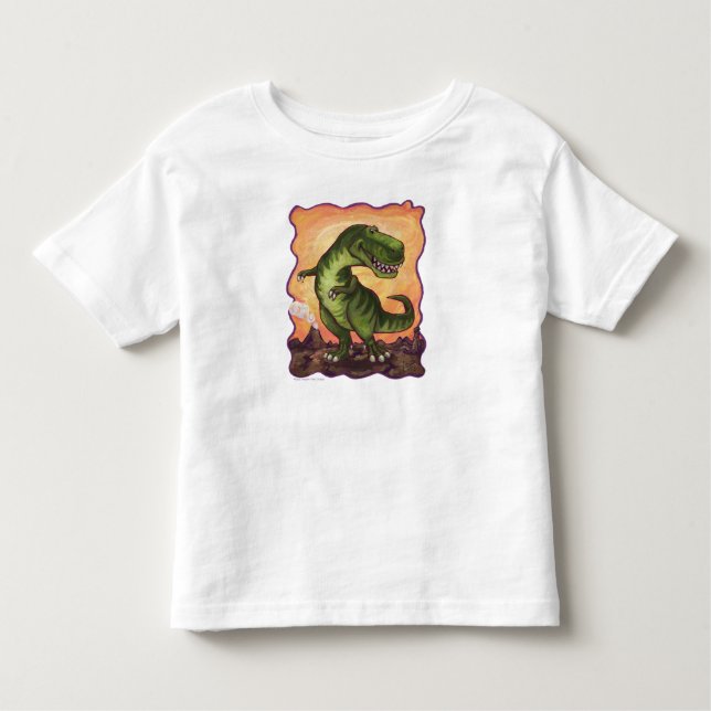 Tyrannosaurus Art Toppar T Shirt (Framsida)
