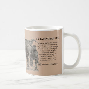 Tyrannosaurus din inre Dinosaurmugg Gregory Paul Kaffemugg