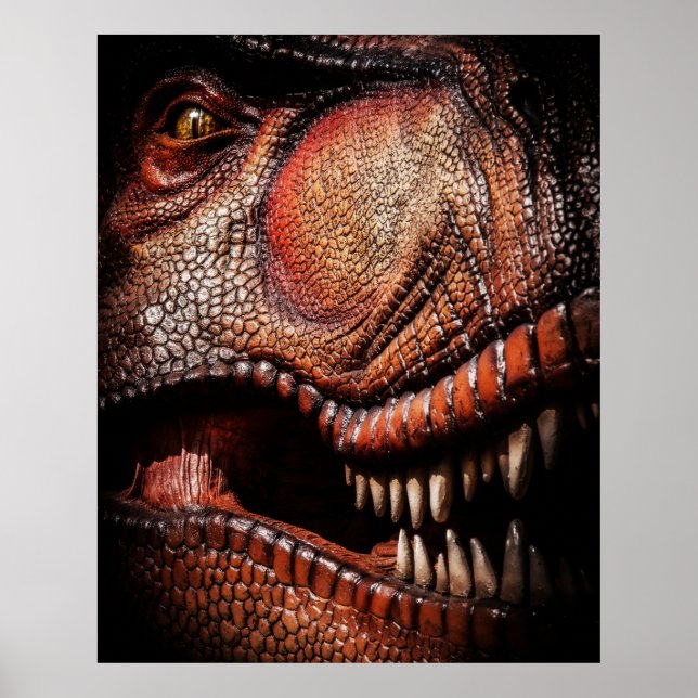 Tyrannosaurus Dinosaur Poster (Framsidan)