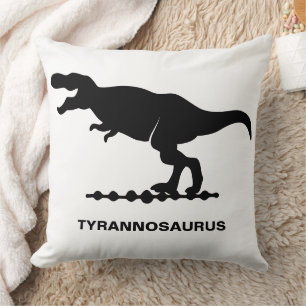 Tyrannosaurus dinosaur siluett kudde