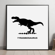 Tyrannosaurus dinosaur siluett