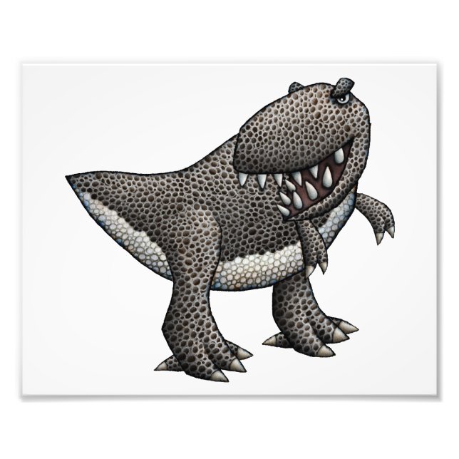 Tyrannosaurus Illustration Fototryck (Framsidan)