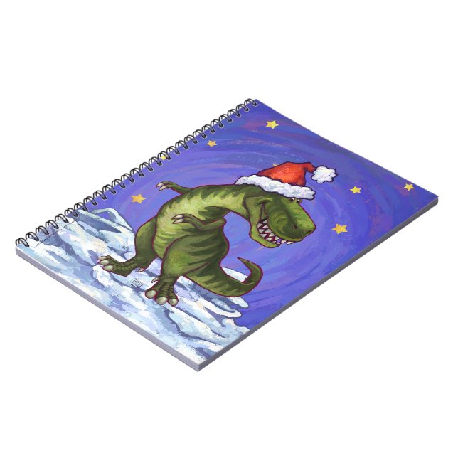 Tyrannosaurus jul anteckningsbok (Vänstra Sidan)