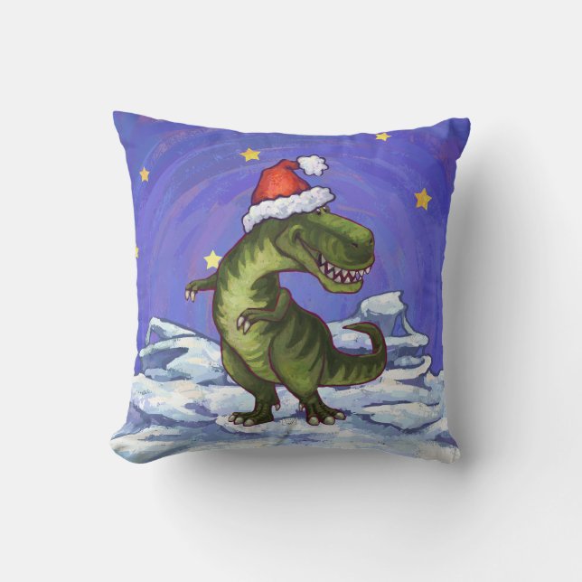 Tyrannosaurus jul kudde (Framsida)