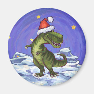 Tyrannosaurus jul magnet