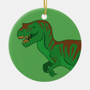 Tyrannosaurus Julgransprydnad Keramik